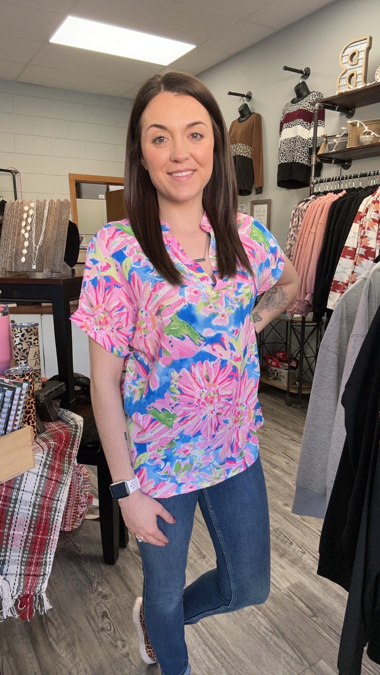 Sunny Day Floral Blouse