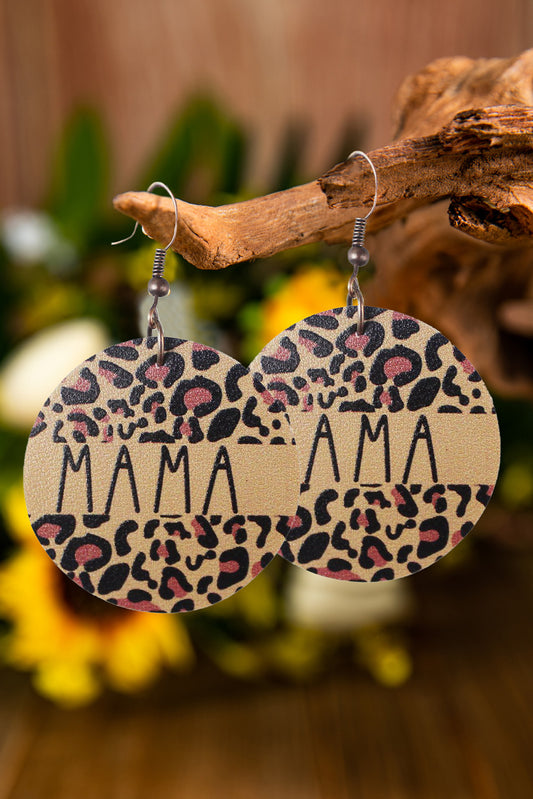 Leopard MAMA Earrings