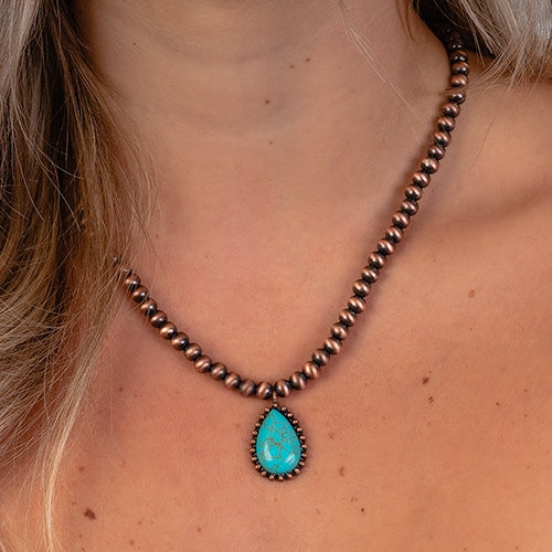 Teardrop Turquoise Necklace