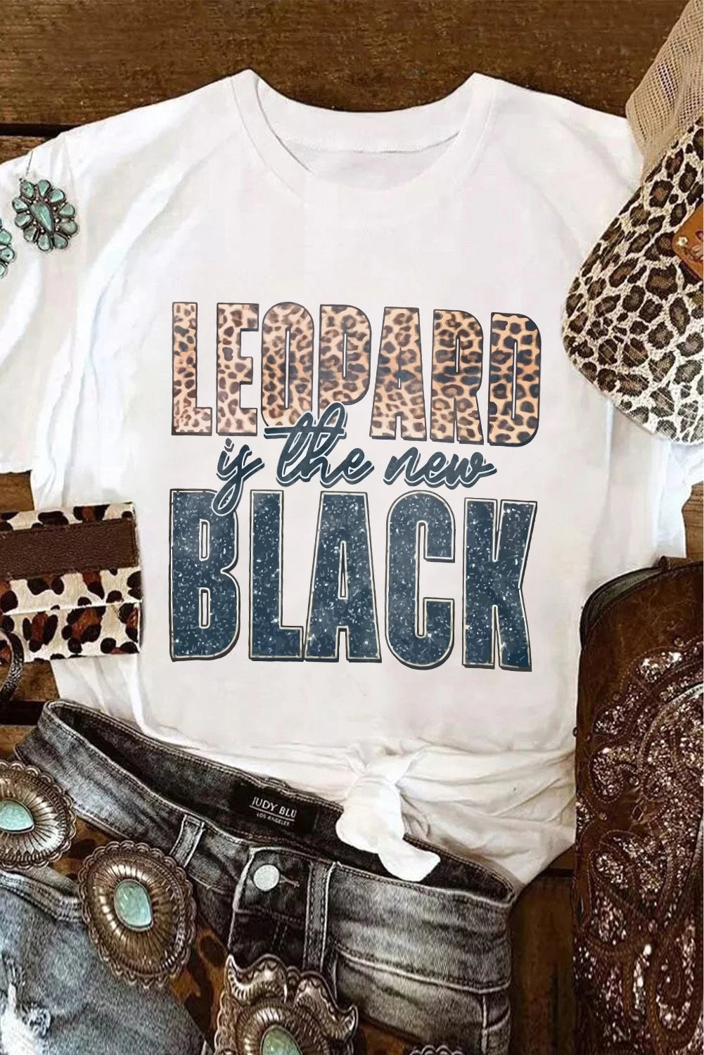 Leopard is the New Black T-Shirt