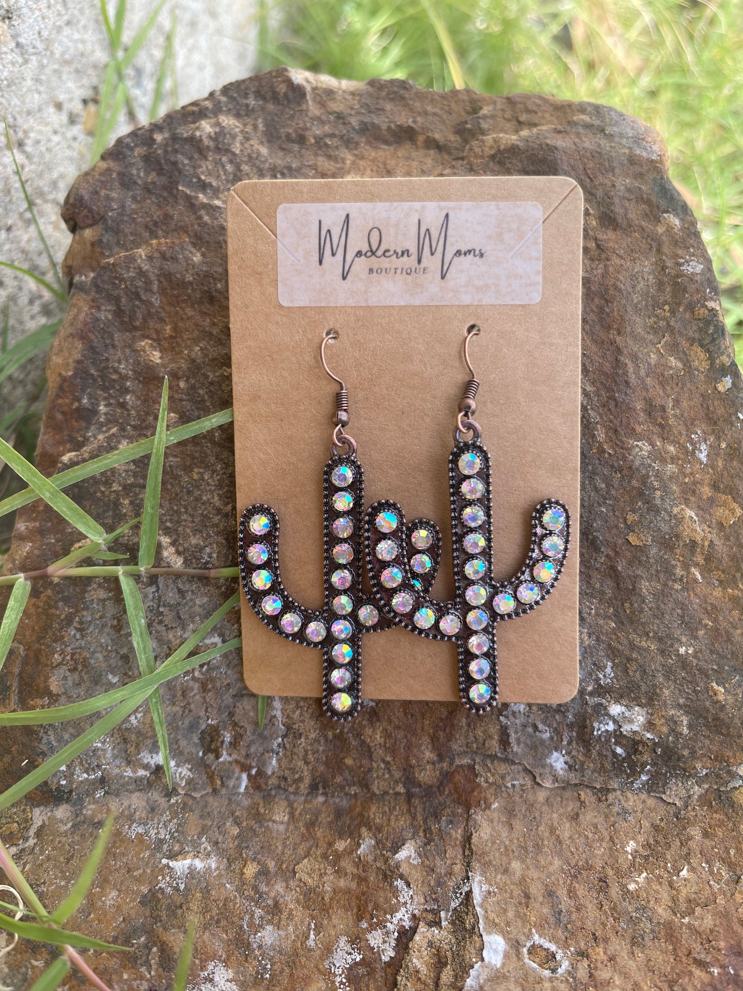 Cactus Jeweled Earrings